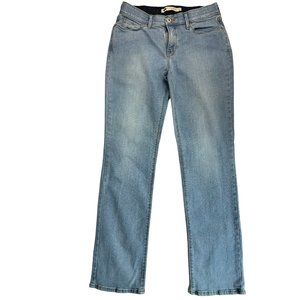 Perfect Waist 525 Straight Leg Levis Jeans Light Wash Size 8